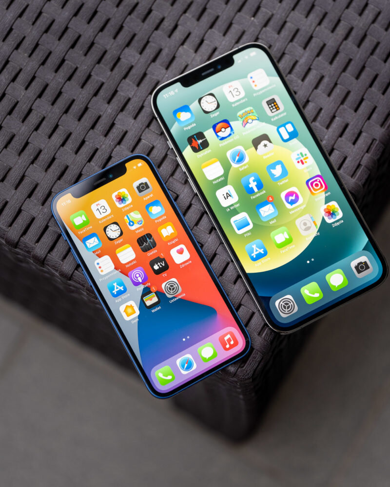  iPhone 12 Pro Max и iPhone 12 mini.