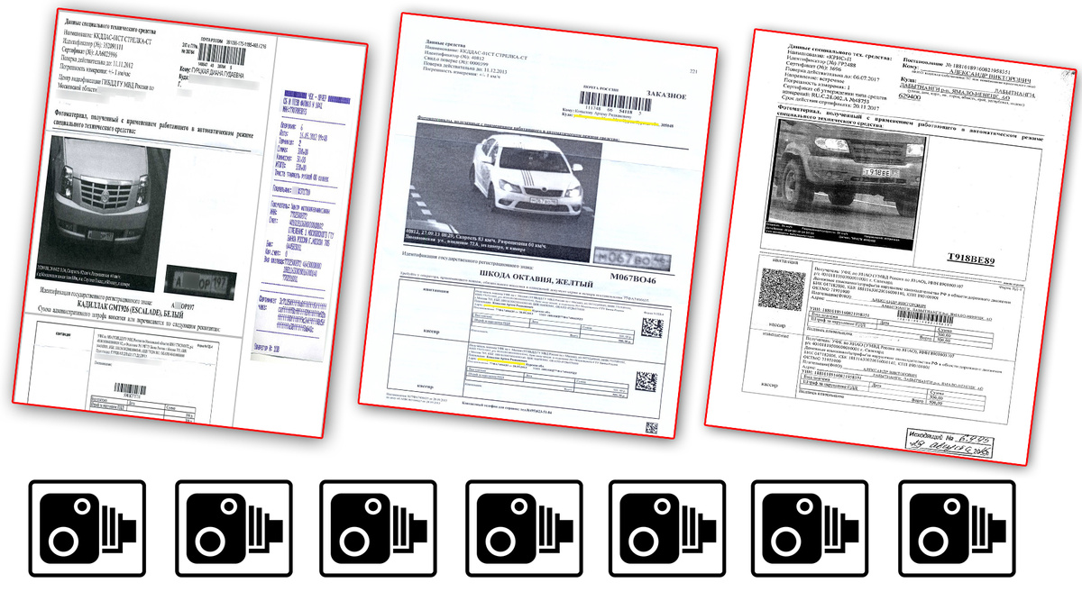 Штрафы с камеры фотофиксации