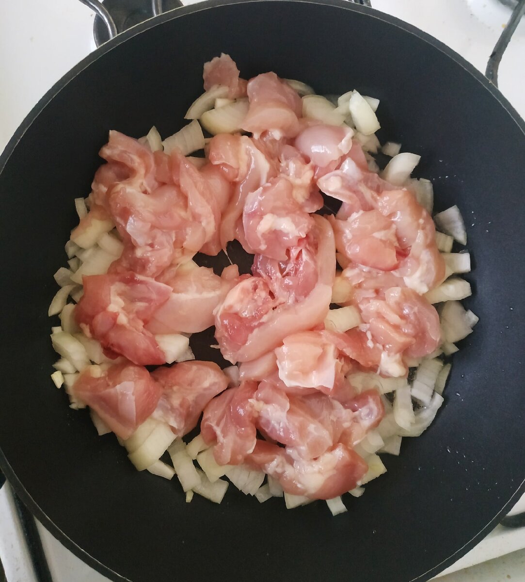 Обжариваем курицу на БОЛЬШОМ ОГНЕ!
