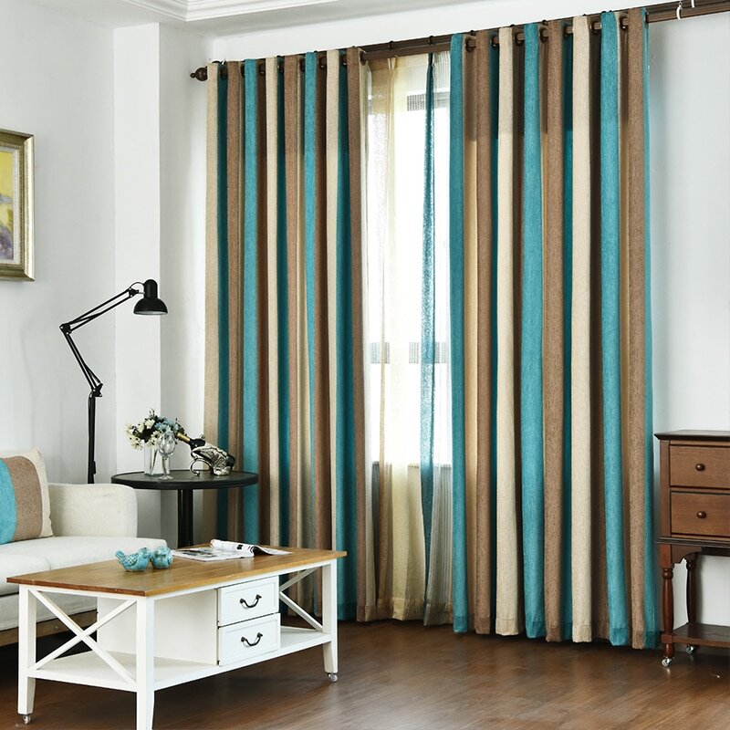 Шторы в полоску