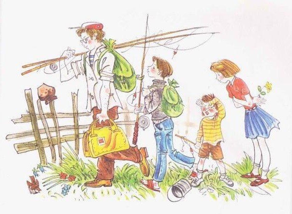 Семья рыбаков, Сказка золотая рыбка