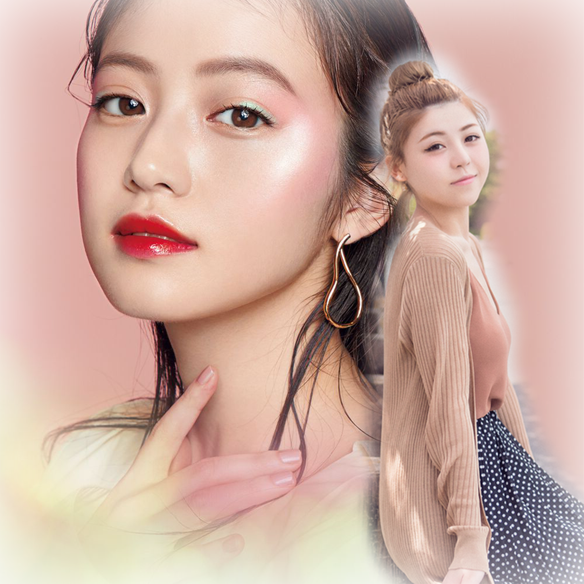 Японки "благоухают весной" [фотоколлаж]