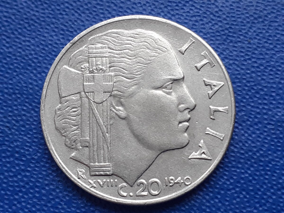 Монеты Королевства Италия периода Второй мировой войны 1939 -1945 ...