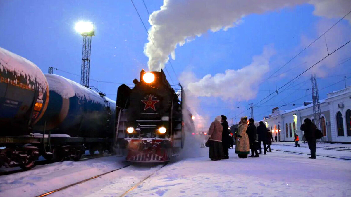 Из Ярославля в Рыбинск в первый рейс отправился ретропоезд | Вести Ярославль  | Дзен