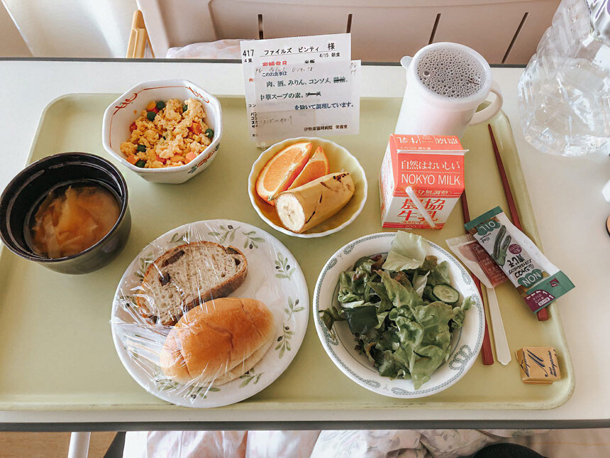 Питание в роддоме -Япония