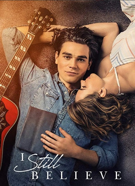 Обложка фильма " Верю в любовь" в момент выхода в кинотеатрах 