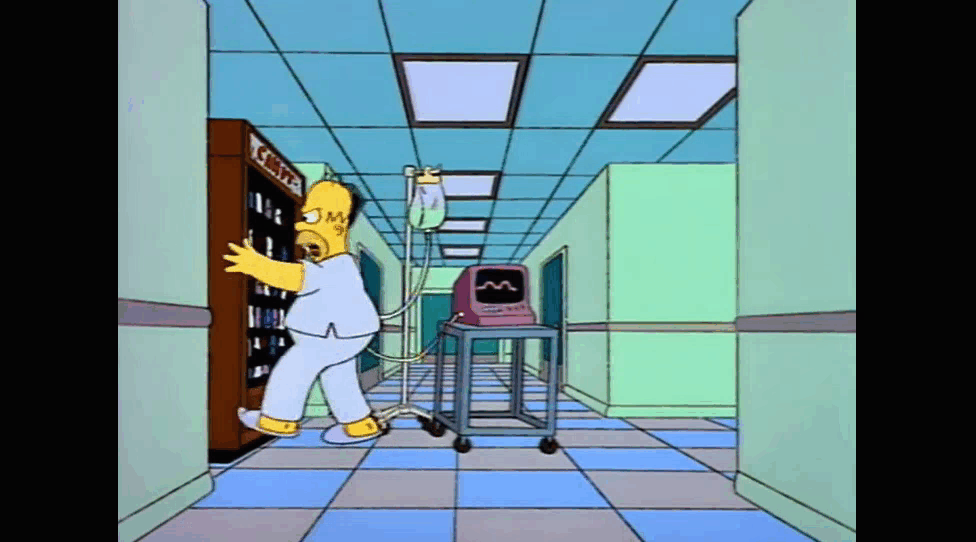 В кому Гомер впал после этого момента //Симпсоны (The Simpsons), s04e18 © 20th Century Fox Film Corporation