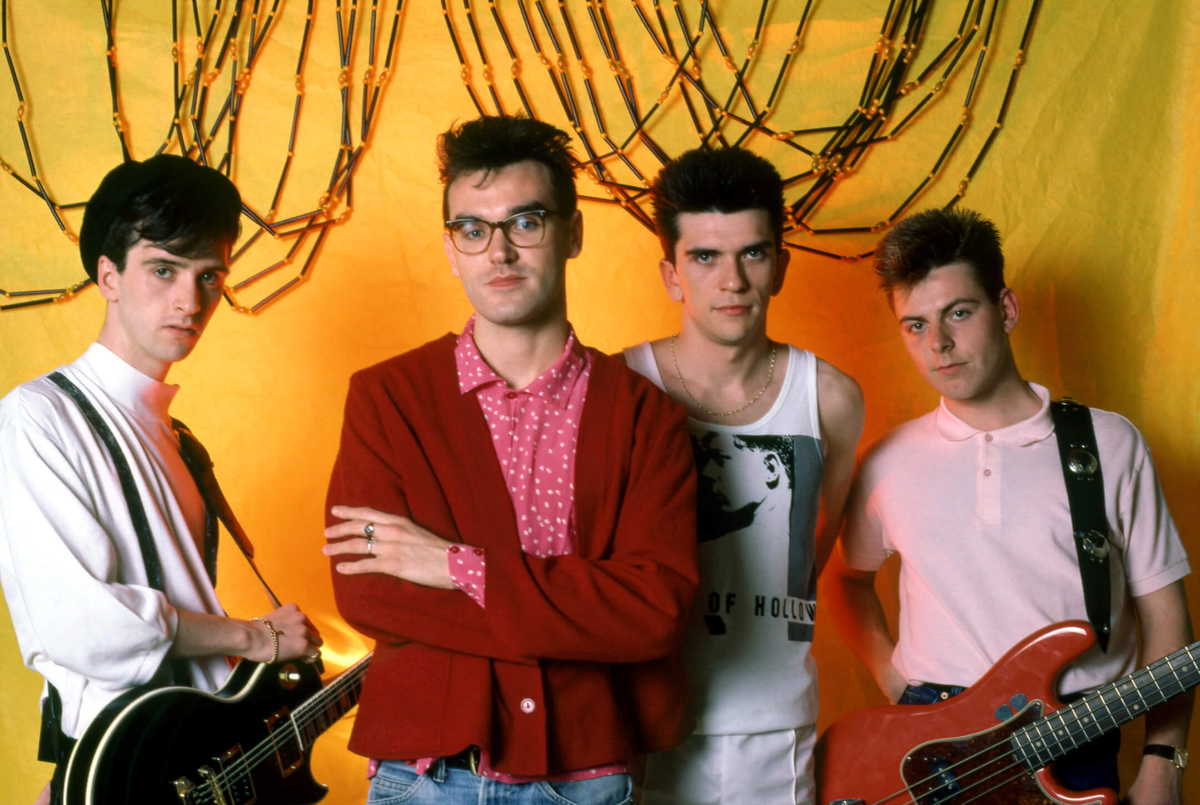 Классический состав The Smiths. 1985 год. Слева направо: Джонни Марр, Стивен Патрик Моррисси, Майк Джойс, Энди Рурк. 