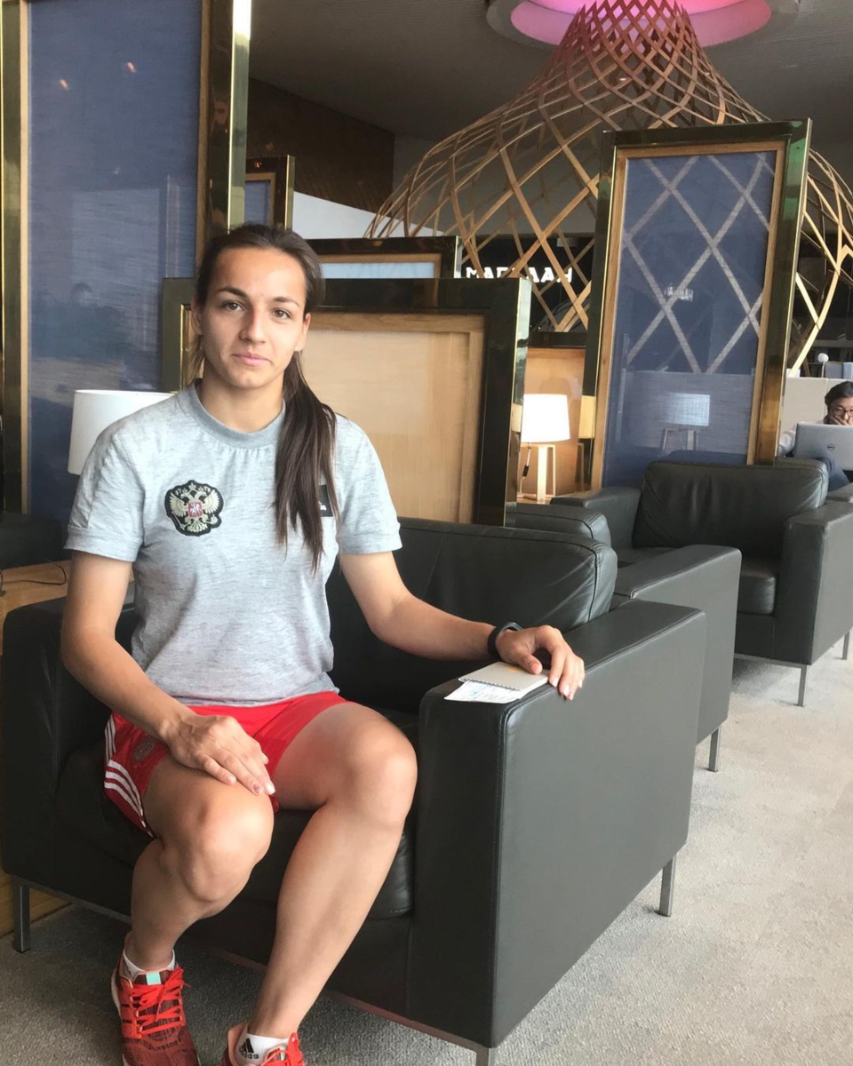 Татьяна Щербак выступает за команду «Краснодар» 