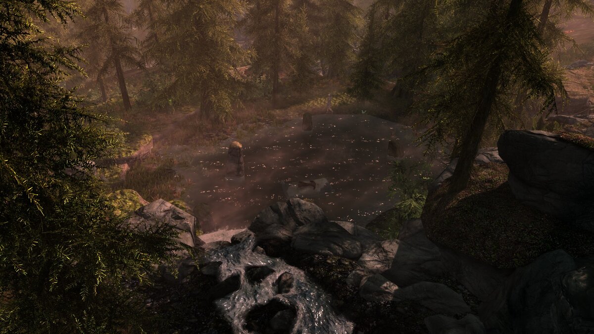 Лагерь алхимика в Skyrim