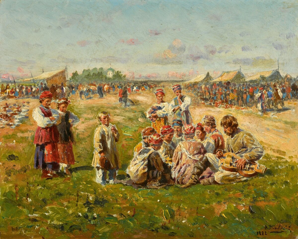 Владимир Маковский  - Ярмарка (1882)