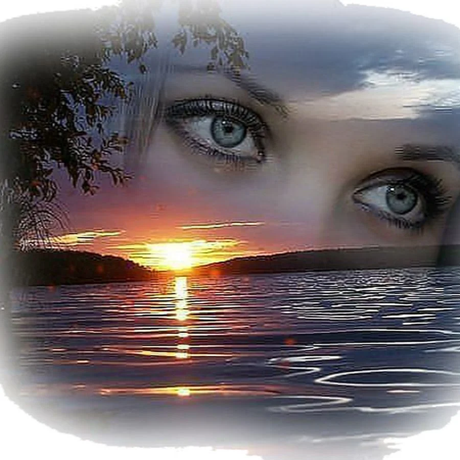 Взгляд твой красивее. Красивые женские глаза. Живые женские глаза. Картина глаза девушки. Женские глаза океан.
