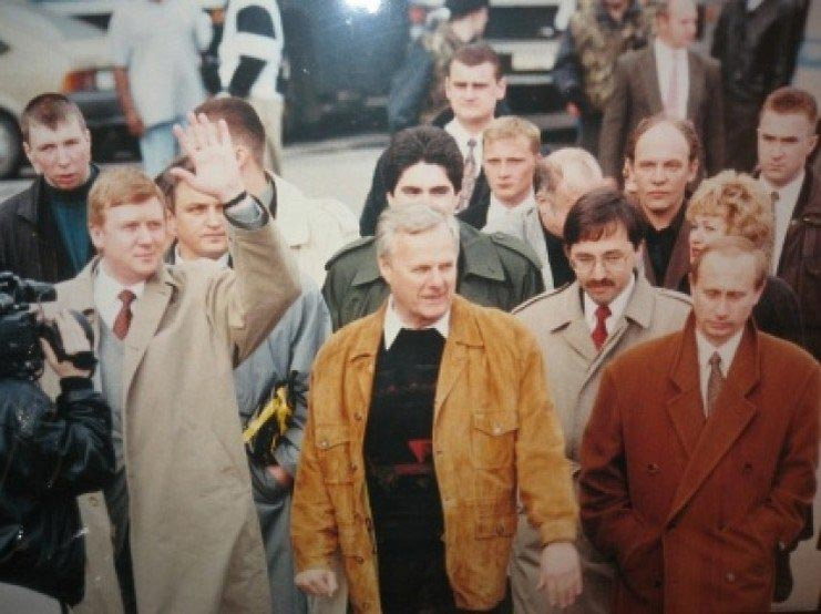 Чубайс, Собчак и Путин.