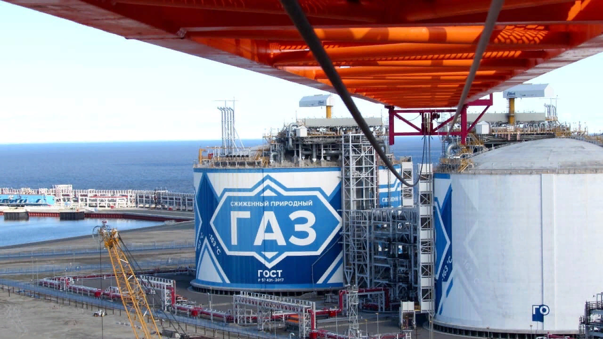 Ямал СПГ — первый резервуар