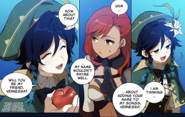 Знакомство Венти и Веннессы