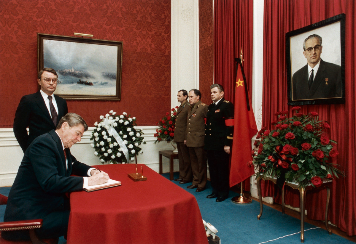 40-й президент США Рональд Рейган