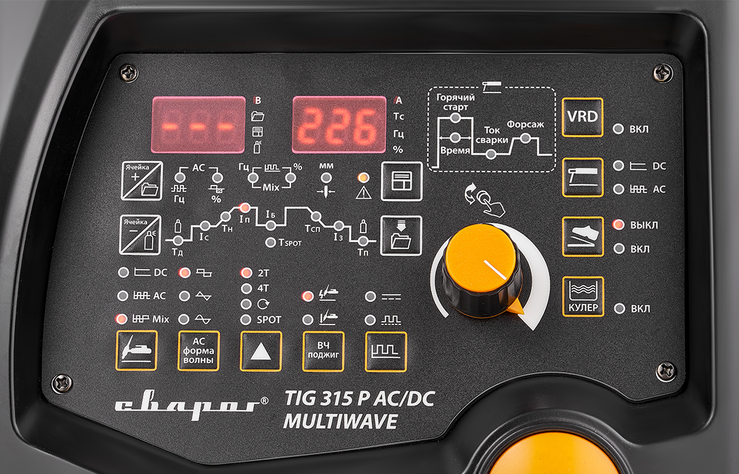 Панель управления аппаратов Сварог Multiwave (E202)