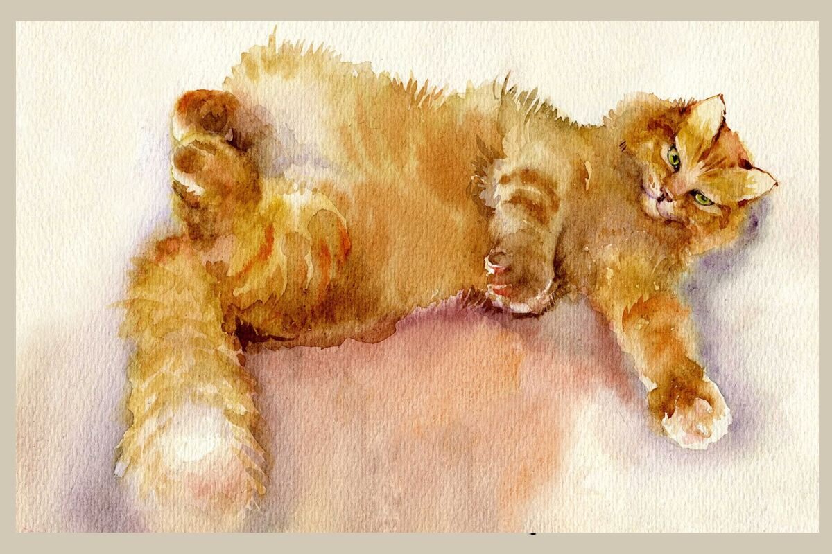 Автор акварели - Елена Базанова.