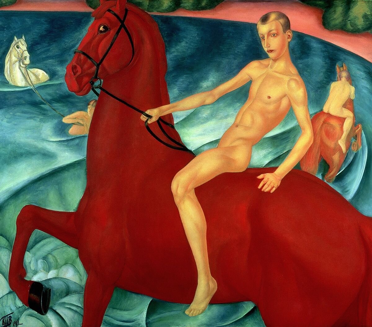 "Купание красного коня" 1912 год