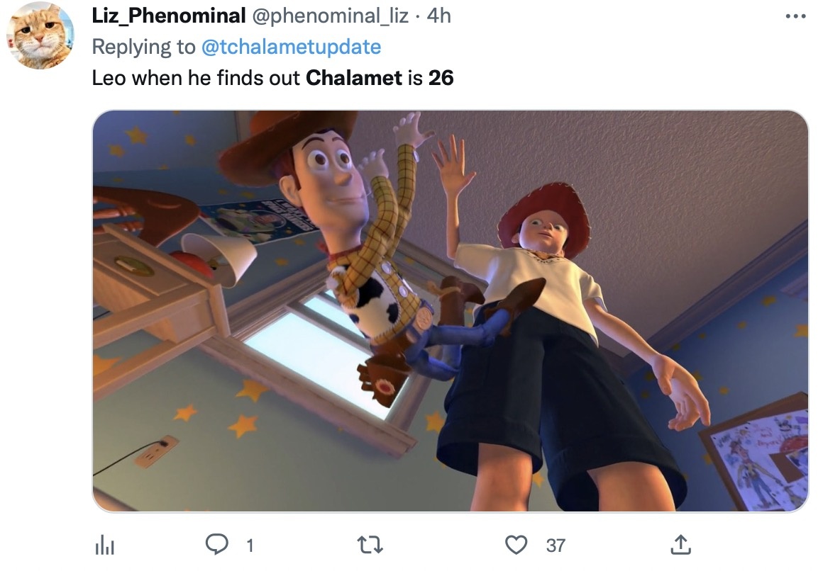    «Лео, когда узнает, что Шаламе уже 26 лет»Соцсети