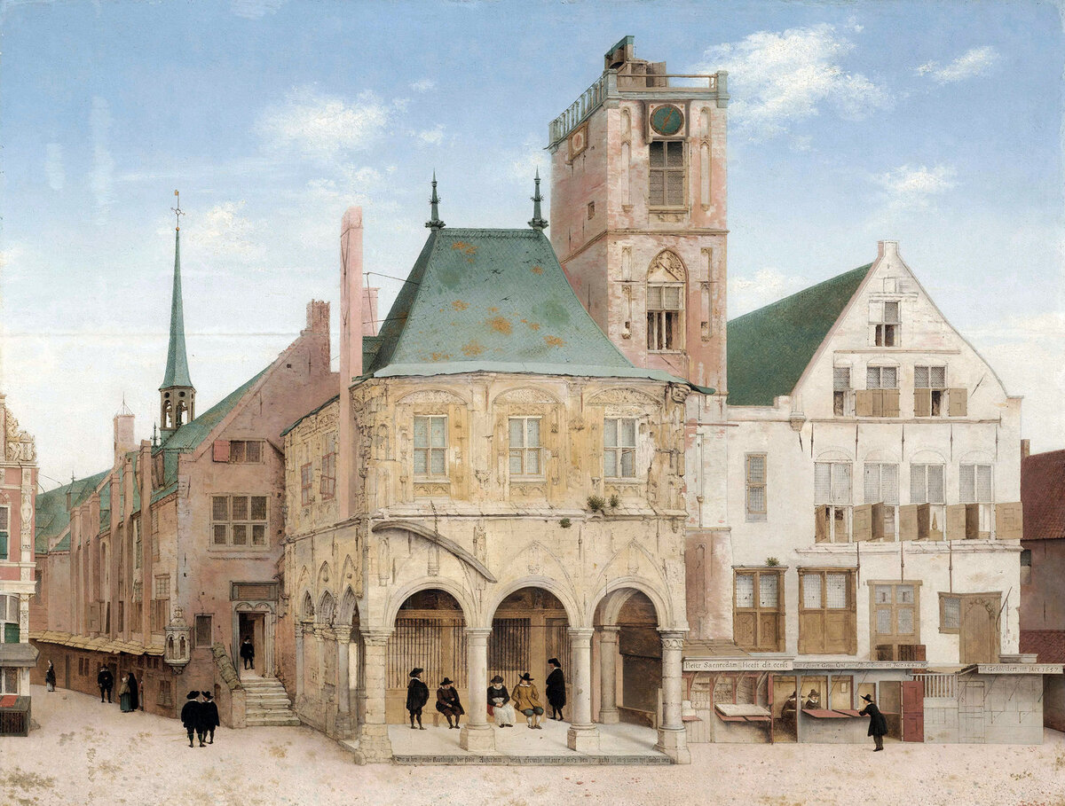 Питер Янс Санредам. «Старая ратуша в Амстердаме», 1657.