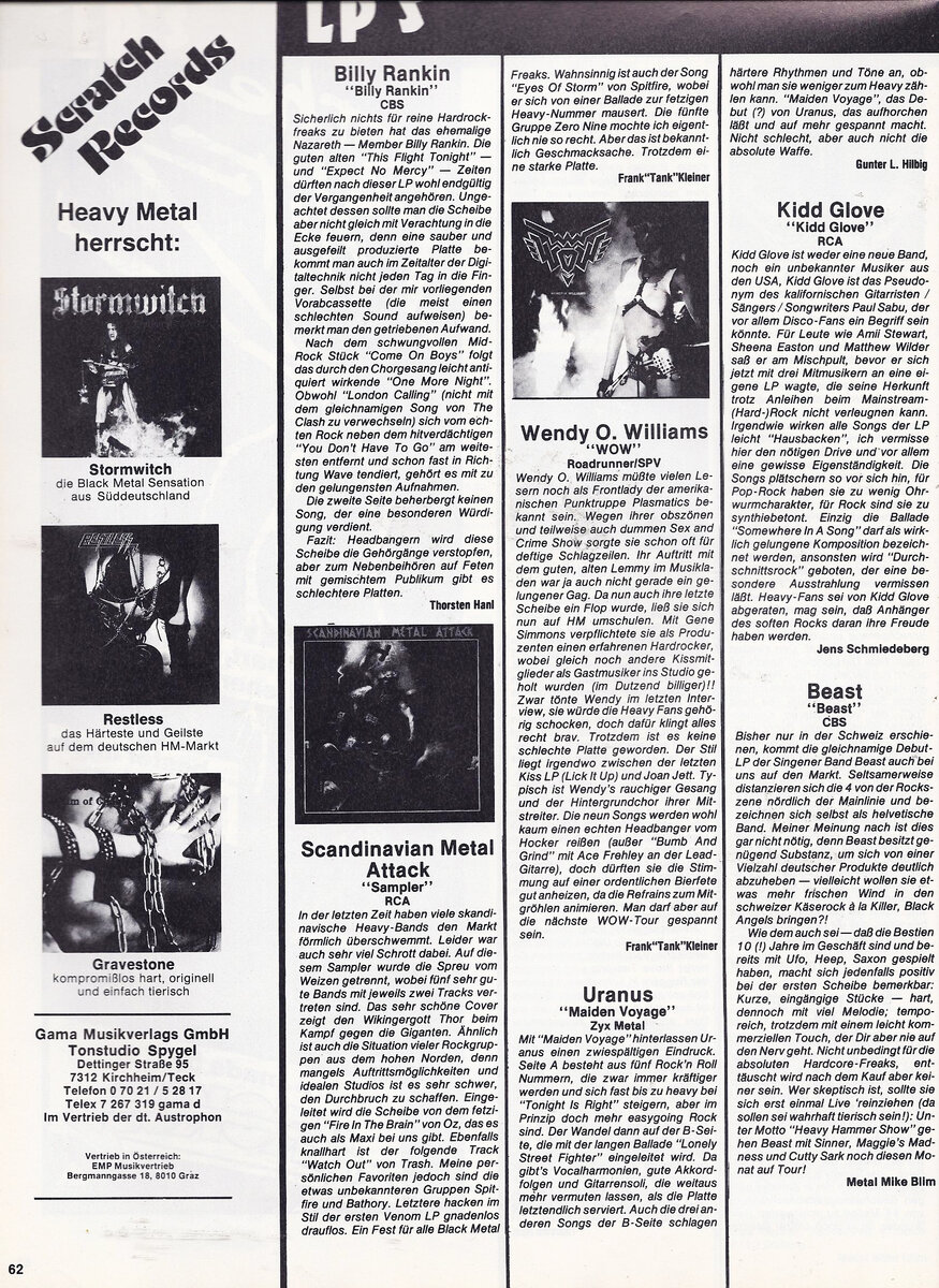 Страница журнала Metal Hammer