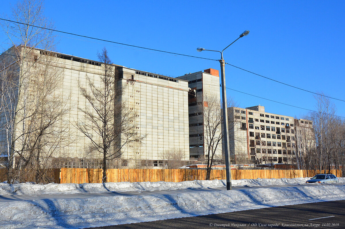 Недостроенный комбикормовый завод г. Комсомольска-на-Амуре