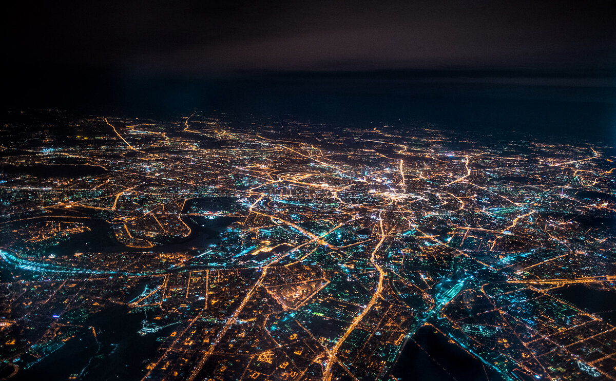 Ночная карта москвы