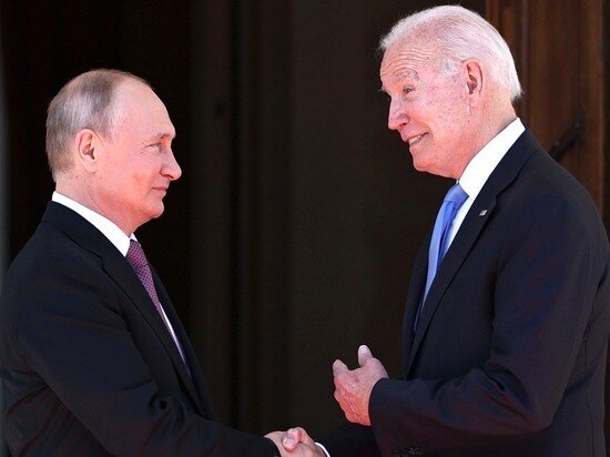     Владимир Путин и Джо Байден. Архивное фото Kremlin.ru.