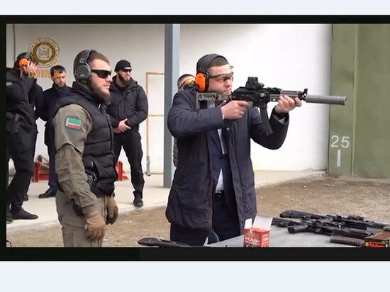     Скриншот видео.Телеграм-канал Рамзана Кадырова.