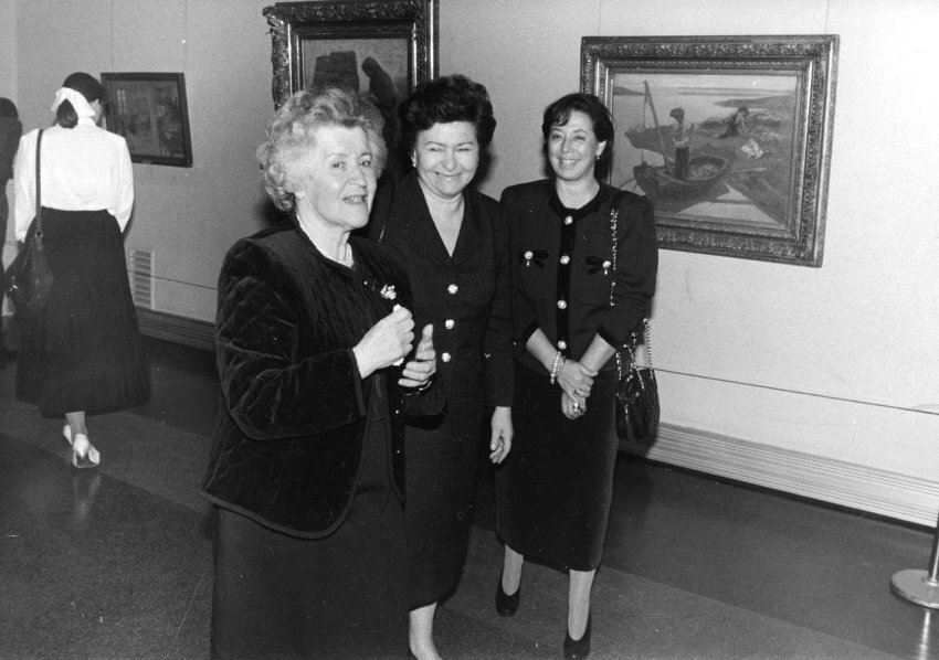 Декабрьские вечера.1993.
Из собр. музея Метрополитен, ГЭ и ГМИИ. К ММФ «Декабрьские вечера».