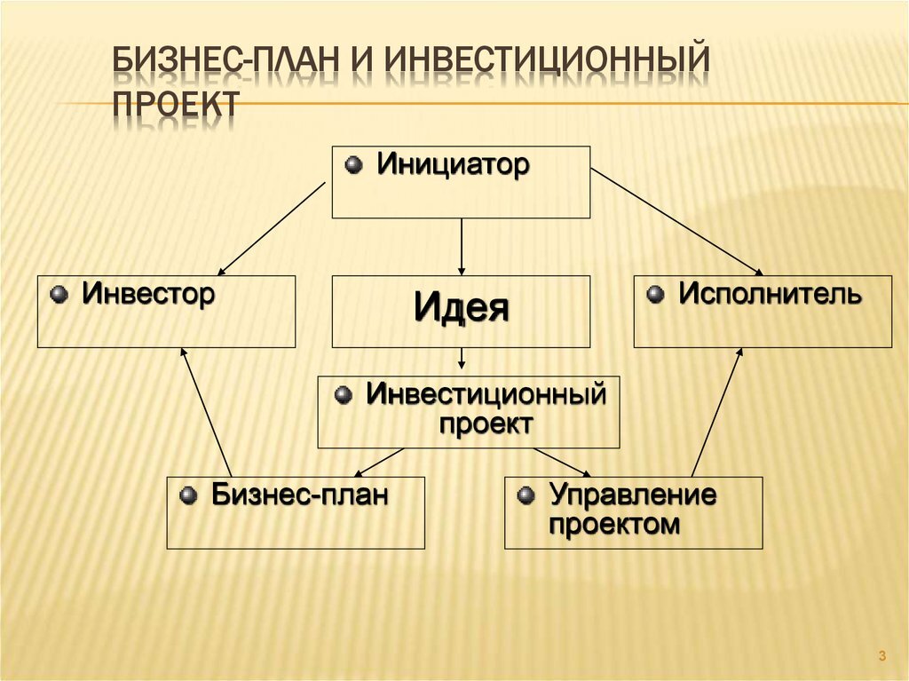 Бизнес проект для инвестора