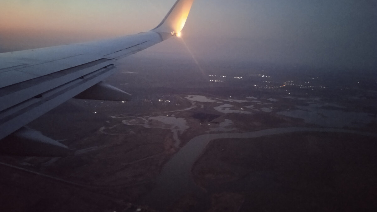 Под крылом самолета Санкт-Петербург