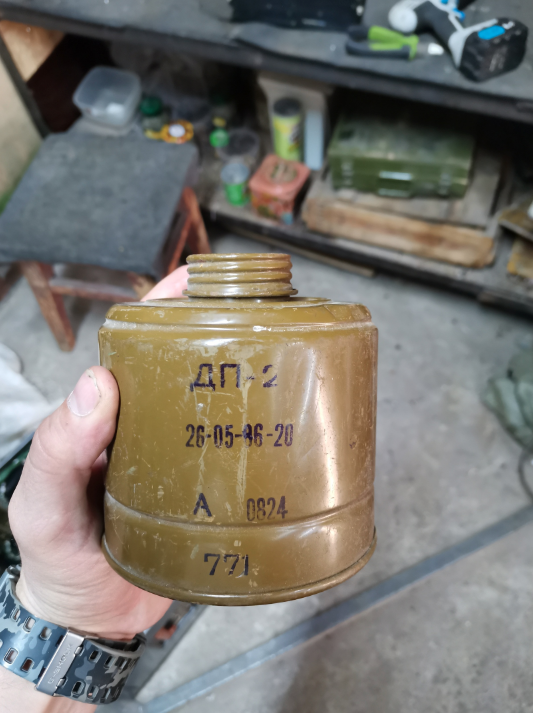 Фильтр от противогаза ДП-2