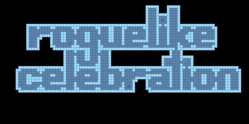 Знак ежегодного мероприятия "Roguelike Celebration". Получен на сайте blog.roguetemple.com.