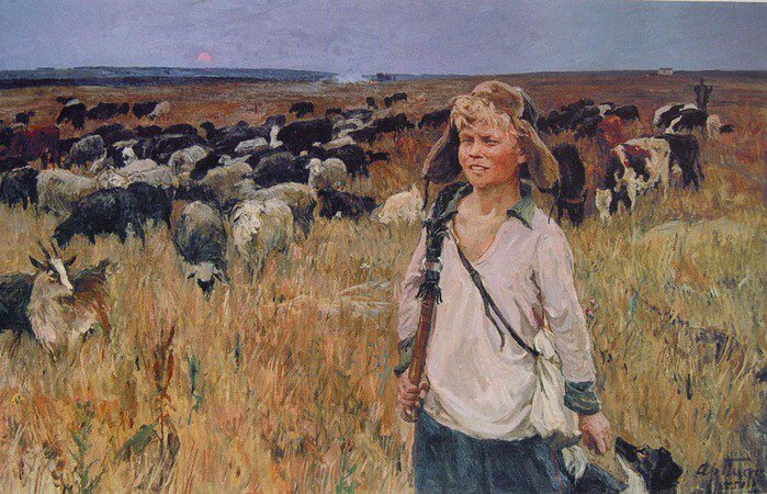 Аркадий Пластов, "Витя -подпасок " (1951)