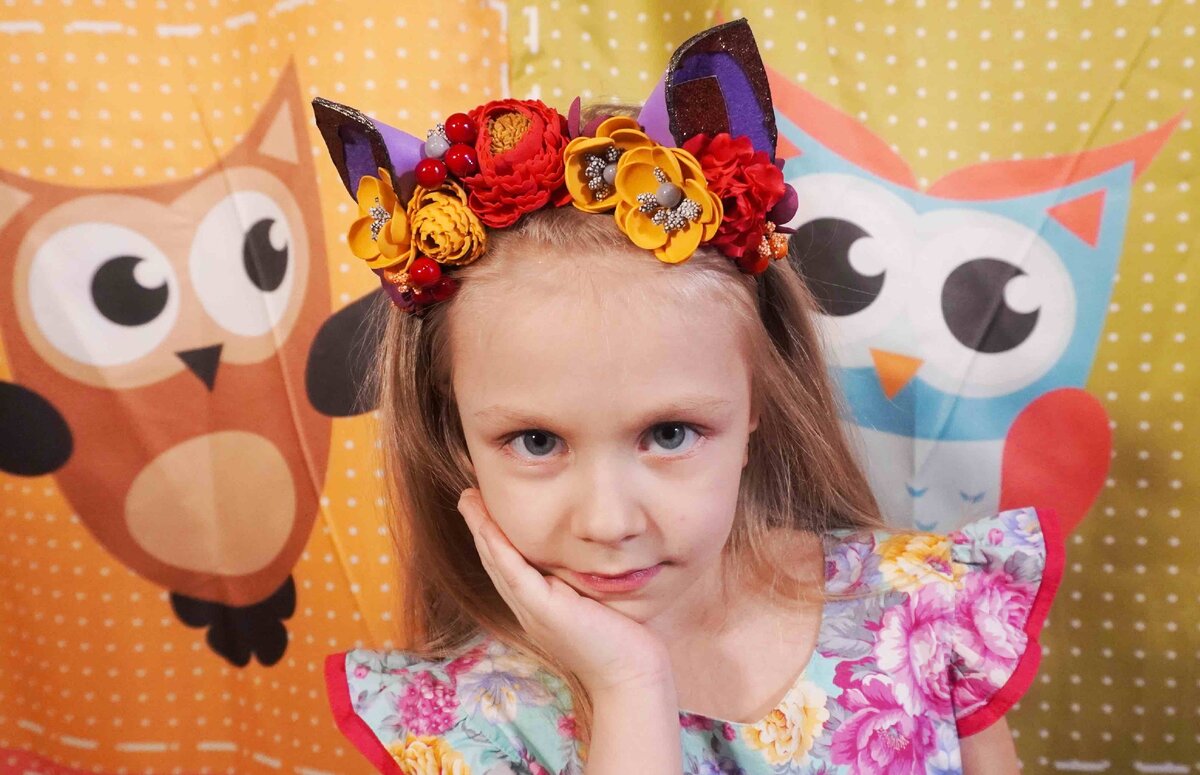 Ободок, цветы из фоамирана! Ксения Назарова!