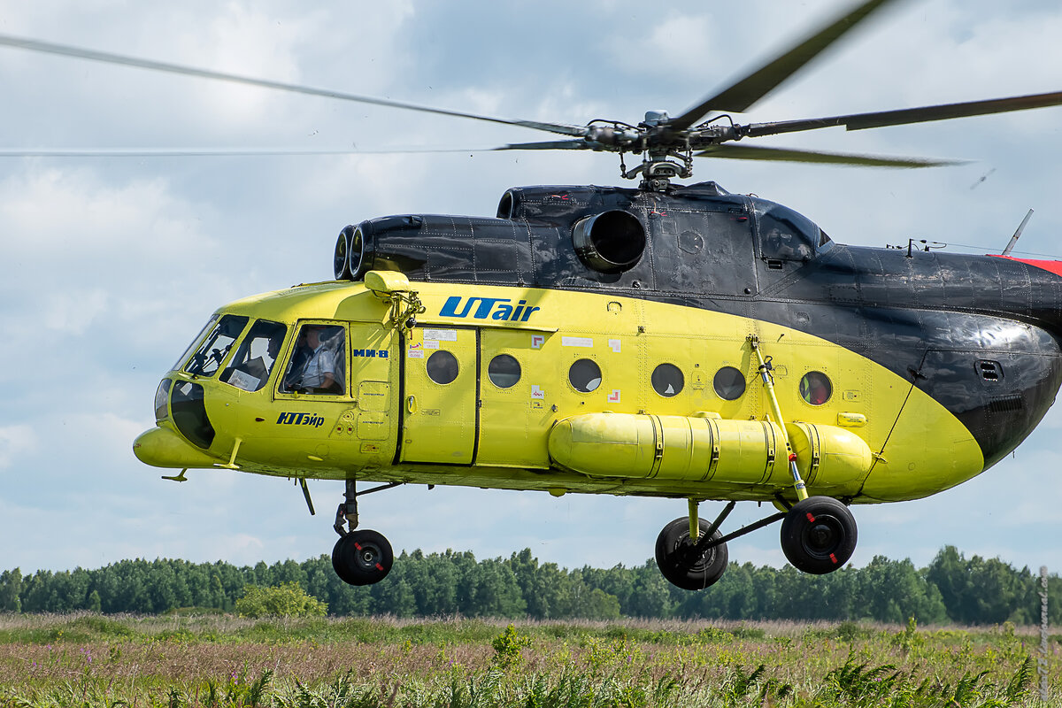 Тренировка спасателей Тюменского поискового отряда на вертолете Ми-8 ЮТэйр.  | TJM Spotting | Дзен