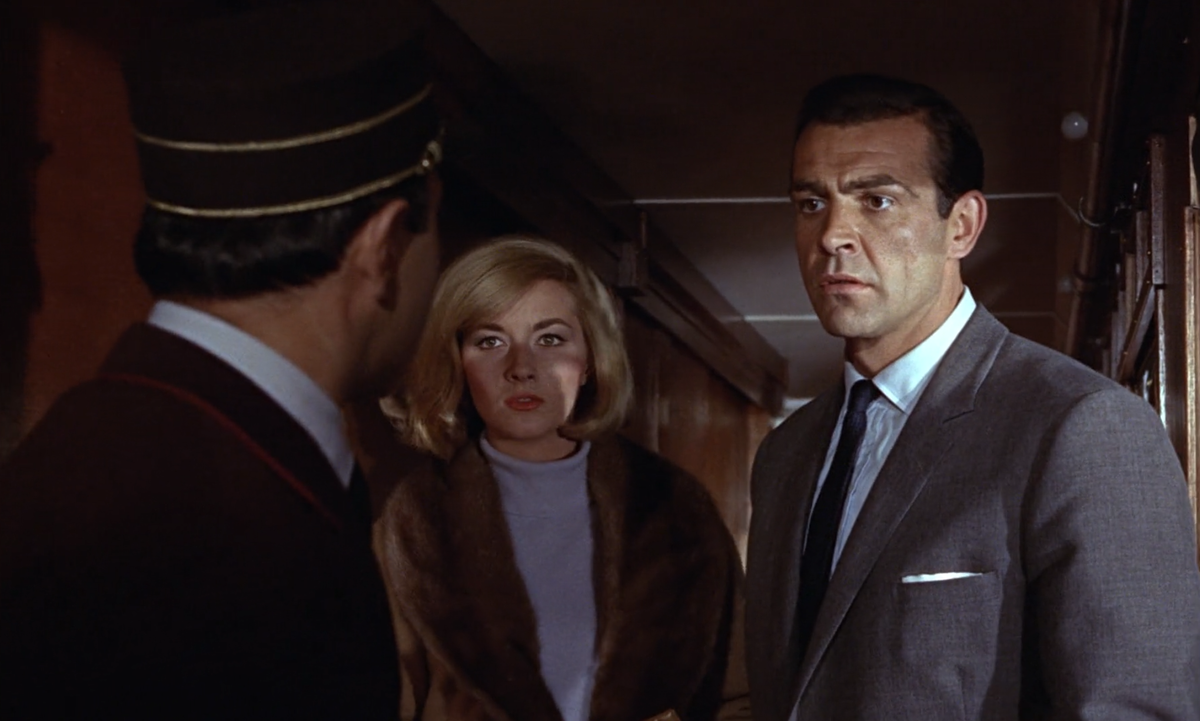 Кадр из фильма "Из России с любовью", 1963 - серия кино про Джеймса Бонда