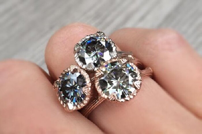 Блеск муассанита не уступает бриллиантам