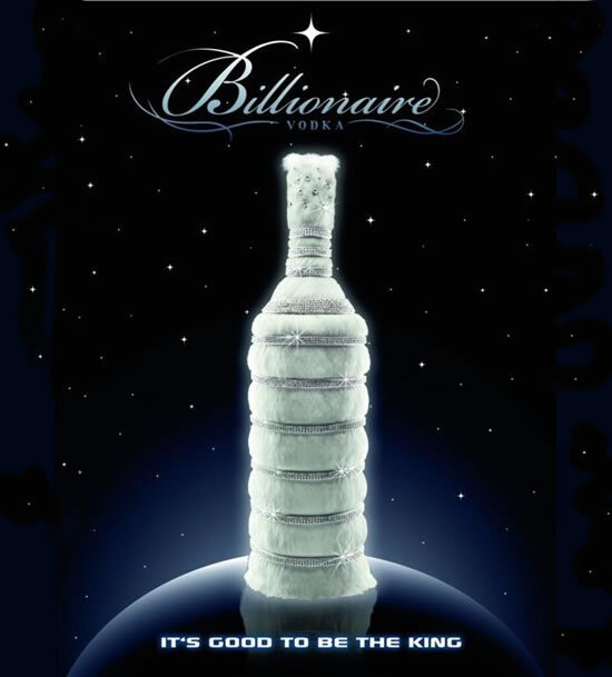 " Хорошо быть Королем" Le Billionaire Vodka  