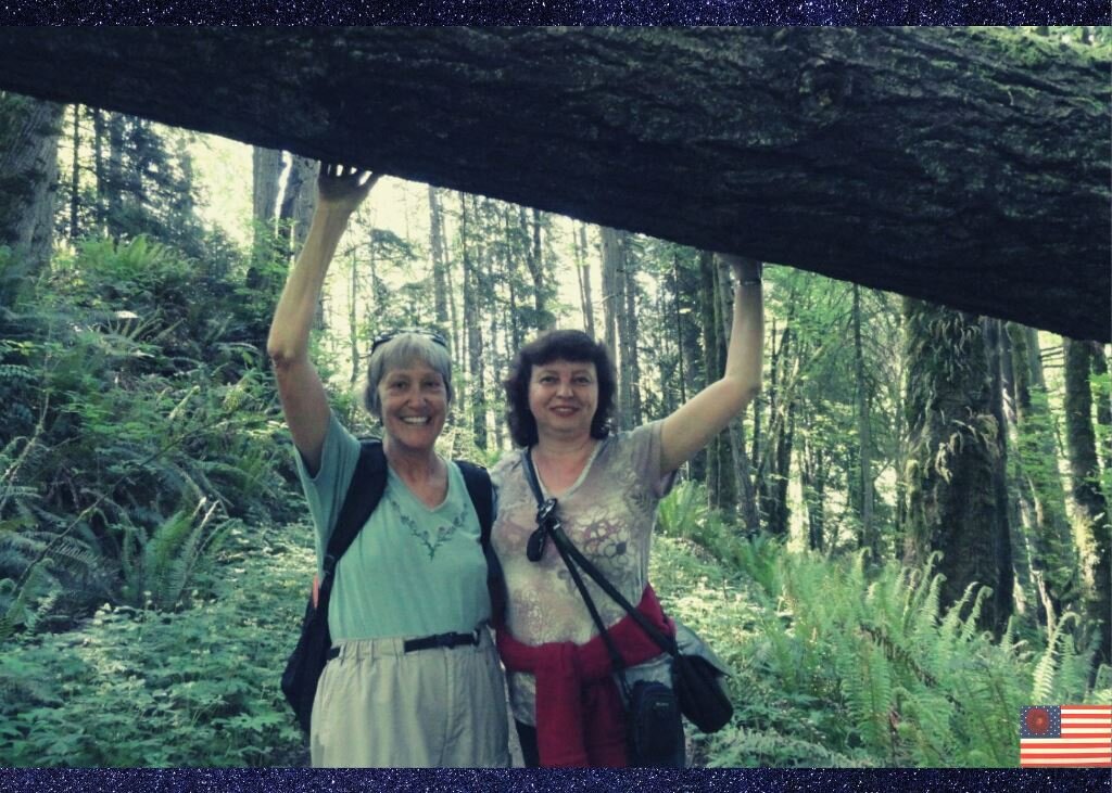 Гленда и я в Форест парке. Портленд, западный штат Орегон.