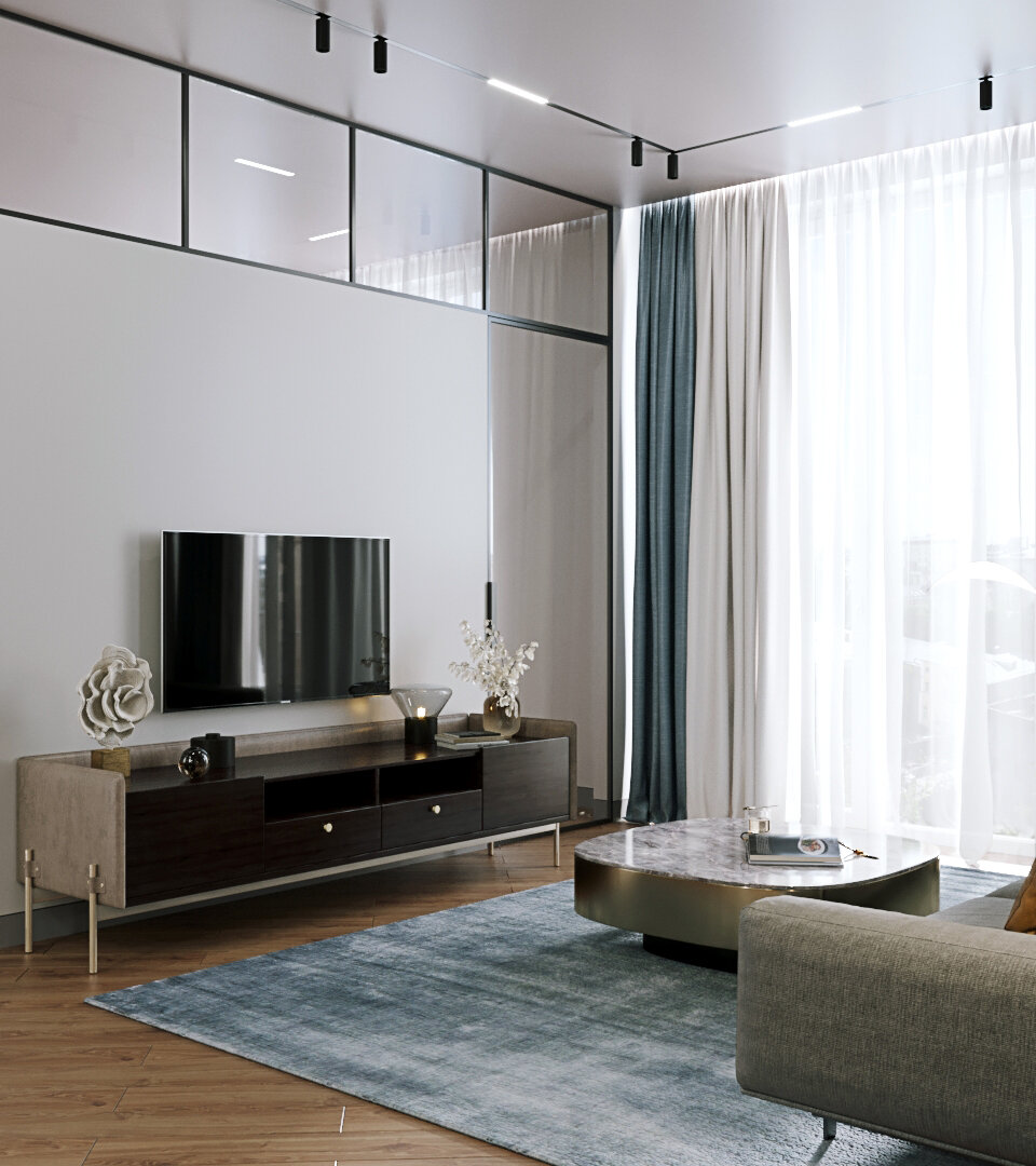 Проект гостиной ЖК VanderPark | DRHouse