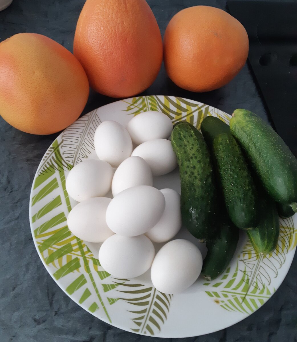 Вот практически и весь набор продуктов...