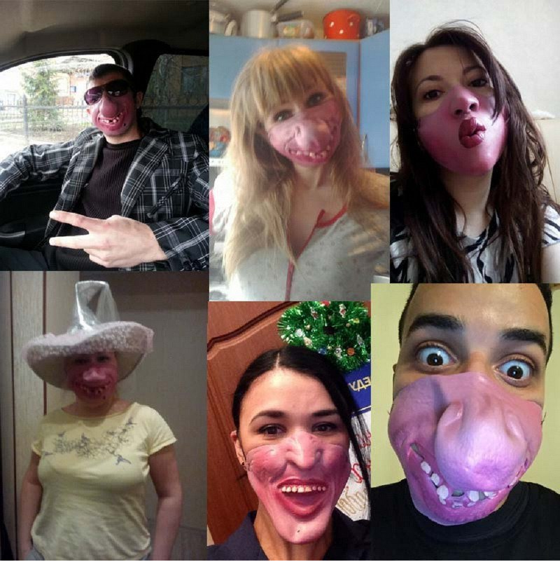 И да, такая маска пользуется популярностью сейчас. Многие надевают её на маскарады, а так же на празднование Хеллоуина.