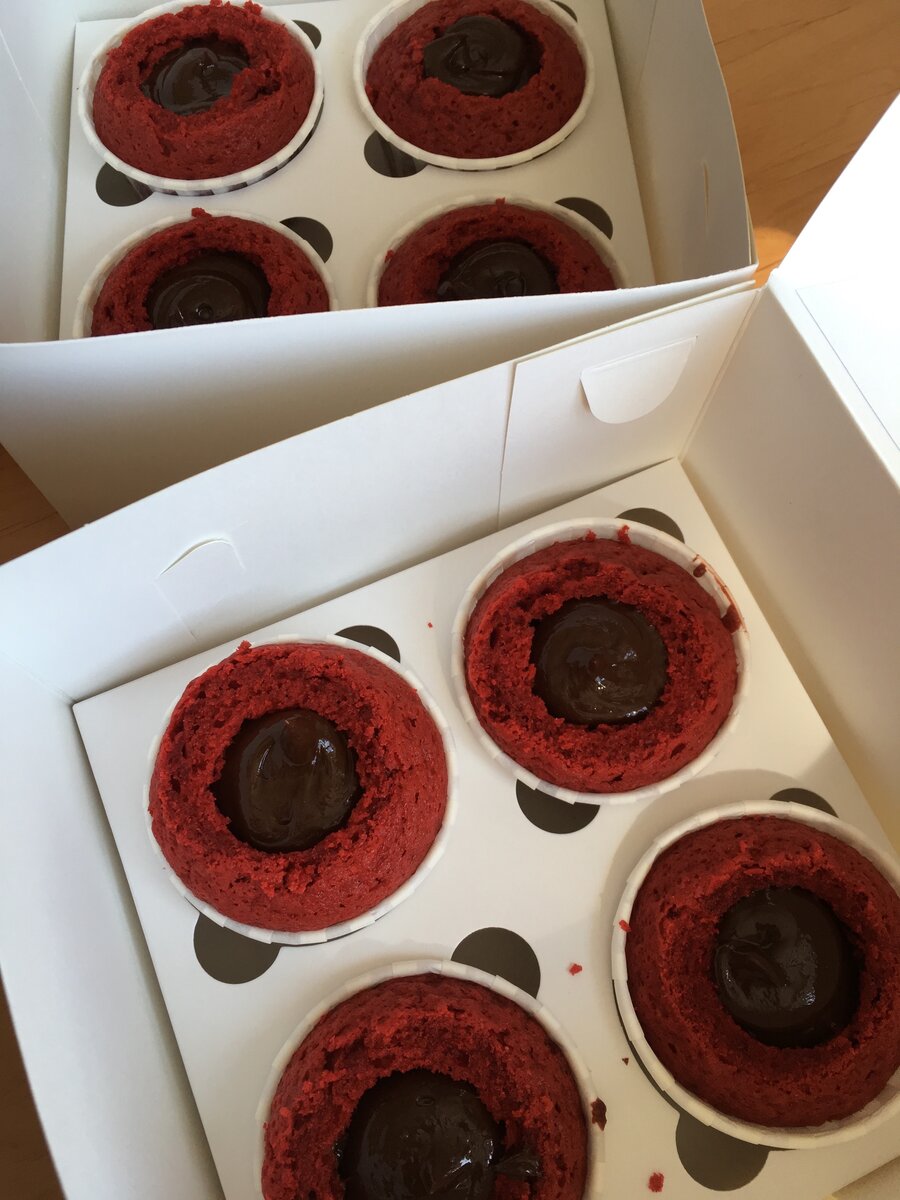 Ганаш в качестве начинки для капкейков