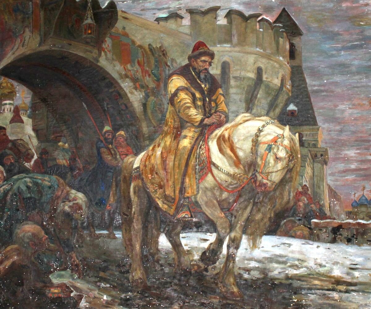 М. Панин. Тайный выезд Ивана Грозного перед опричниной (1911).