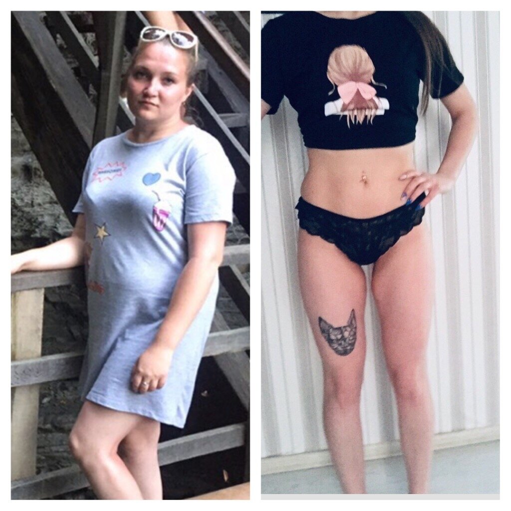 фото до и после (одной из моих клиенток)