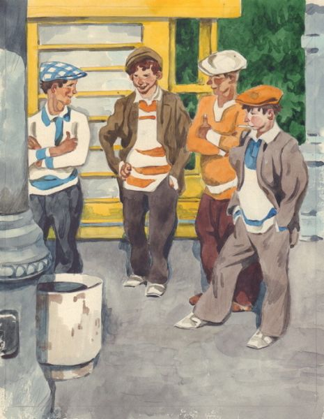 "Шпана ", худ. В.В. Юдин