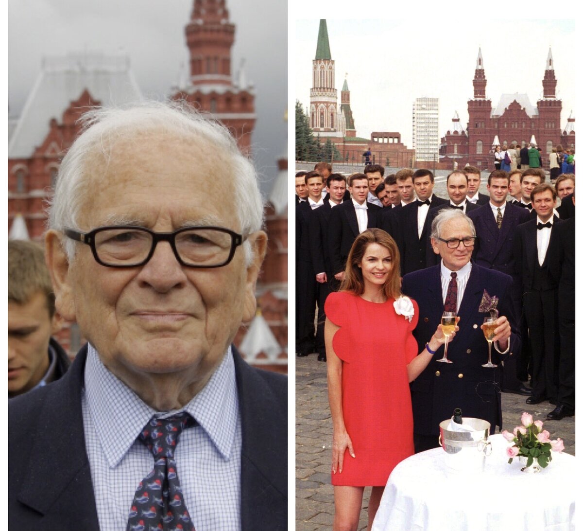 Пьер Карден на Красной площади